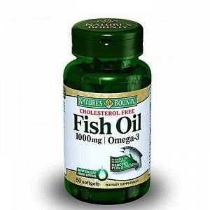 Nature`s Bounty Рыбий жир Омега-3 1000 мг капсулы 50 шт. (БАД)