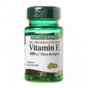 Nature`s Bounty Витамин Е капсулы 100 МЕ 100 шт. (БАД)