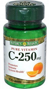Nature`s Bounty Витамин С таблетки 250 мг 100 шт. (БАД)