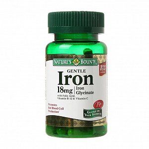 Nature`s Bounty Железо легкодоступное капсулы 18 мг 60 шт. (БАД)
