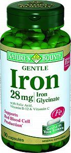 Nature`s Bounty Железо легкодоступное капсулы 28 мг 90 шт. (БАД)