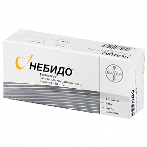 Небидо раствор для внутримышечного введения 250мг/мл флакон 4 мл 1 шт.