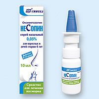 Несопин спрей назальный 0,05% 10 мл