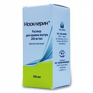 Нооклерин раствор для приема внутрь 200 мг/мл флакон 100 мл