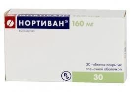 Нортиван таблетки покрытые пленочной оболочкой 160 мг 30 шт.