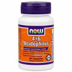 NOW Ацидофилус капсулы 120 шт. (БАД)