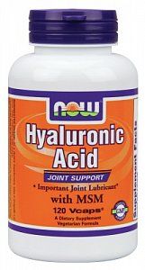 NOW Гиалуроновая кислота капсулы 100 мг 120 шт. (БАД)
