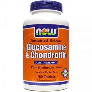NOW Глюкозамин с хондроитином таблетки 180 шт. (БАД)