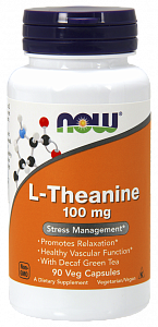 NOW L-Тианин капсулы 90 шт. (БАД)