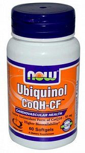 NOW Убихинол капсулы 50 мг 60 шт. (БАД)