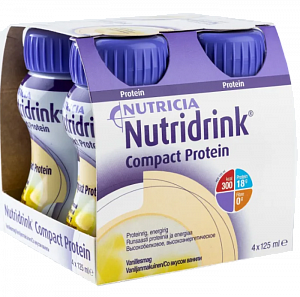 Нутридринк Компакт Протеин 125мл 4 шт. ваниль