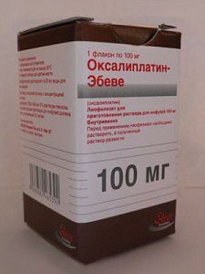 Оксалиплатин-Эбеве лиофилизат для приготовления раствора для инфузий 100 мг 1 шт.