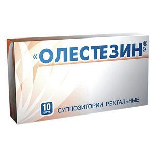 Олестезин суппозитории ректальные 10 шт.
