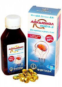 Омега-3 Айкьюнол капсулы 60 шт. (БАД)