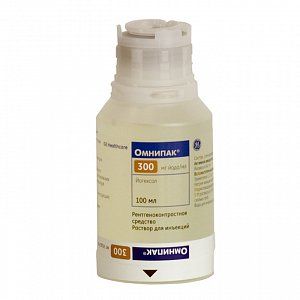 Омнипак раствор для инъекций 300 мг/мл флакон 100 мл 1 шт.