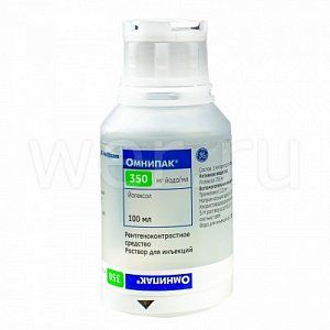 Омнипак раствор для инъекций 350 мг/мл флакон 100 мл 1 шт.