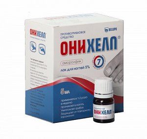 Онихелп лак для ногтей 5% флакон 5 мл