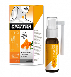 Оралгин спрей для полости рта 20 г