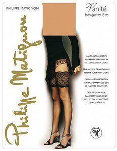 Philippe Matignon Чулки Vanite 20 Den р.4 nero