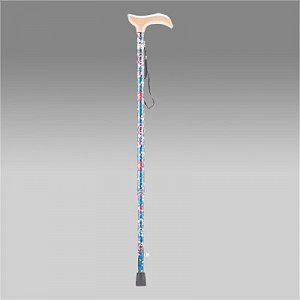 Трость Армед YU821 Светло-синяя с цветами с УПС