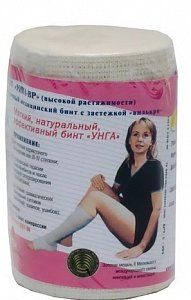 Унга Бинт ВР 8 x 150 см эластичный высокая растяжимость